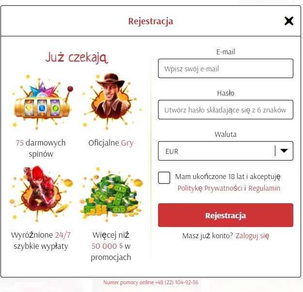 super cat casino Rejestracja